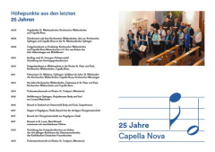 25 Jahre Capella Nova